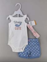 Authentic Hudson Baby 3pc Set Whaley Cute