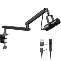 Manila stock MAONO PD400X Dynamic Microphone USB/XLR Podcast PC Microphone with Software EQMute Headphone Jack Gain KnobVolume Control Studio Mic for Recording GamingStreamingSinging