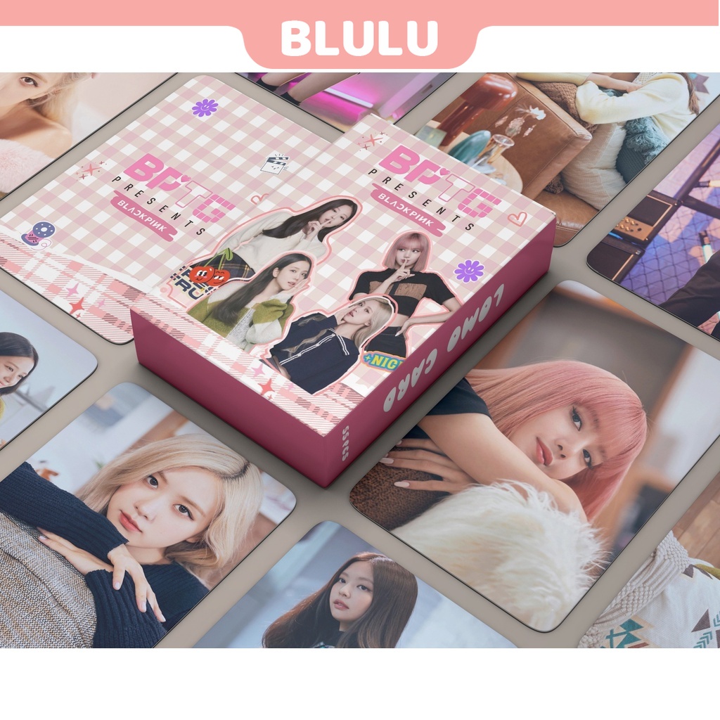 55pcs/box BLACKPINK Photocards BPTG LOMO Card Postcard Collection Card JENNIE LISA