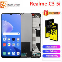 IPARTSEXPERT Original LCD For Realme C3 5i 6i RMX2027 RMX2021 RMX2020 LCD Display With Frame Digitizer Touch Screen