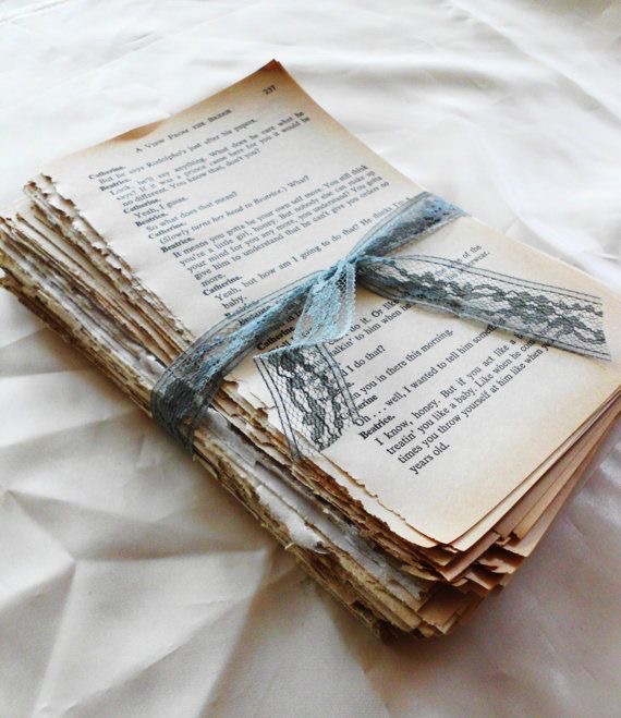 DP Tan Old Pages Brown Paper Bundle Set 20 PIECES vintage retro book pages for journaling and scrapbooking - journal scrapbook