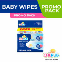 Cherub Baby Wipes Promo Pack (2packs 80s + 1pack 20s)