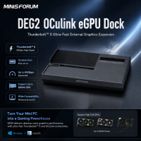 MINISFORUM DEG2 OCulink eGPU Dock Thunderbolt 5 Interface Graphics Card Expansion Dock