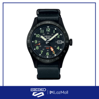 Seiko 5 Sports SSK025K1 Black Dial Calfskin Strap Mens Automatic Watch 39mm