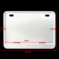 [COD] SHGMYD License Plate Frames License Plate Holders Universal Motorcycle Rustproof For Front Rear