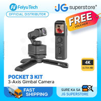 FeiyuTech Pocket 3 Kit Cordless Detachable 3-Axis Stabilizer Gimbal Camera - 4K UHD 130° FOV Footage 12MP Sony 1/2.3″ CMOS Sensor Smart AI Tracking Break-Point Resume Record Magnetic Base Mount | JG Superstore