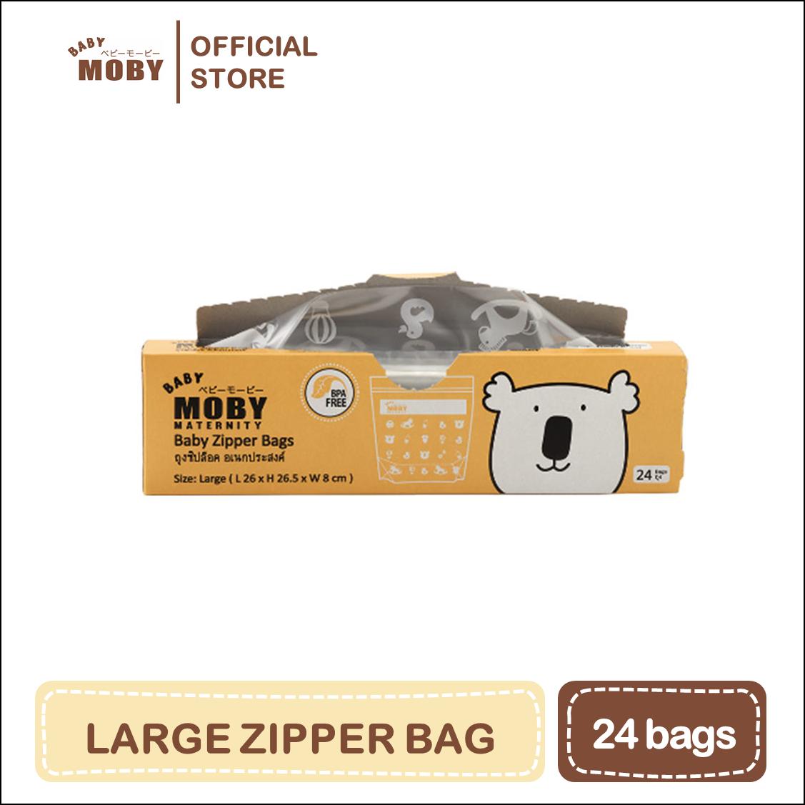 Baby Moby Large Zipper Bag (24pcs)