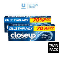 Closeup All Around Fresh Gel Toothpaste Cool Mint 191g Bundle of 4