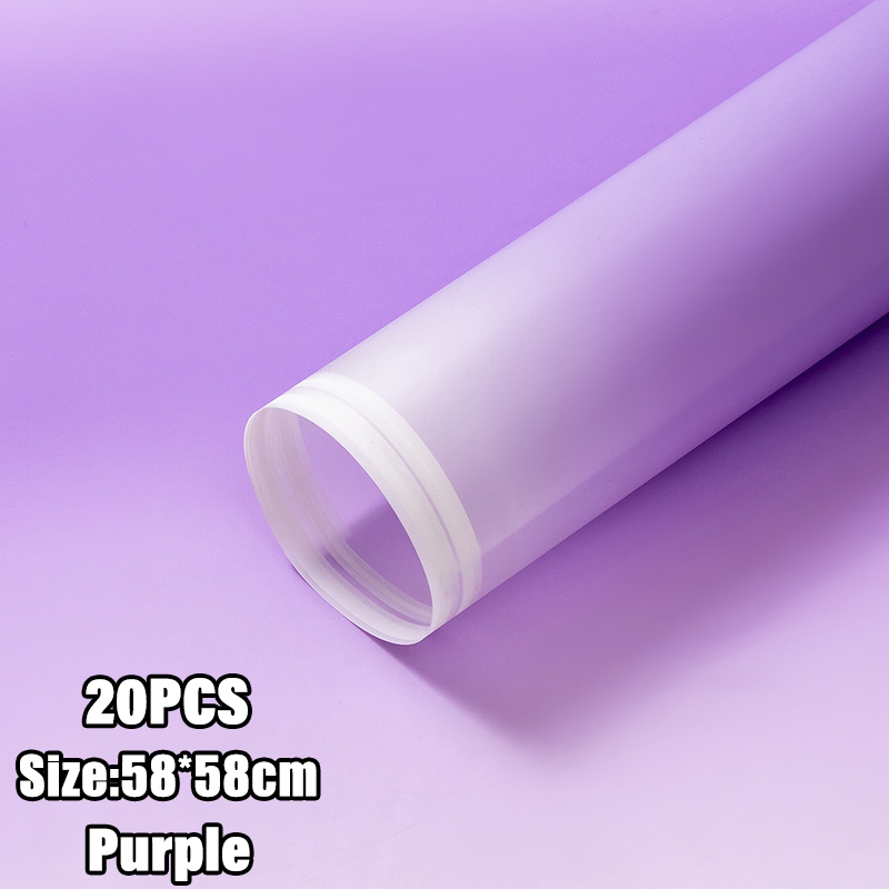 20in1 Pack Fading Gradient Wrappers Bouquet Wrapping Materials (Waterproof)Valentines Day