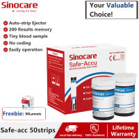 Sinocare Safe - Accu 50pcs. Blood Glucose Test Strips with 50pcs Lancets