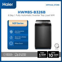 [HOT DEALS] Haier HWM85-B326B 8.5kg Near-Zero Water Pressure Fully Automatic Inverter Top Load Washing Machine (Black)