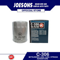 JOESONS AUTOPARTS -C-306 OIL FILTER 4D56 4D56T 4WD 86/ VIC