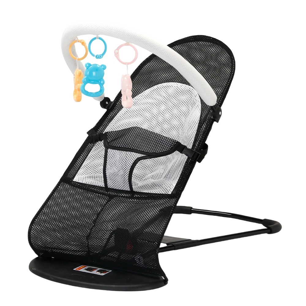 Baby Rocking Chair Breathdable Safety Multifunctional Toddler Chair for Baby Rocker High Quality Fabric With Toy