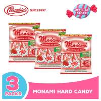 Columbia Candies: Monami Strawberry Cream Bundle of 3 Candy giveaways for kids Fruit candy