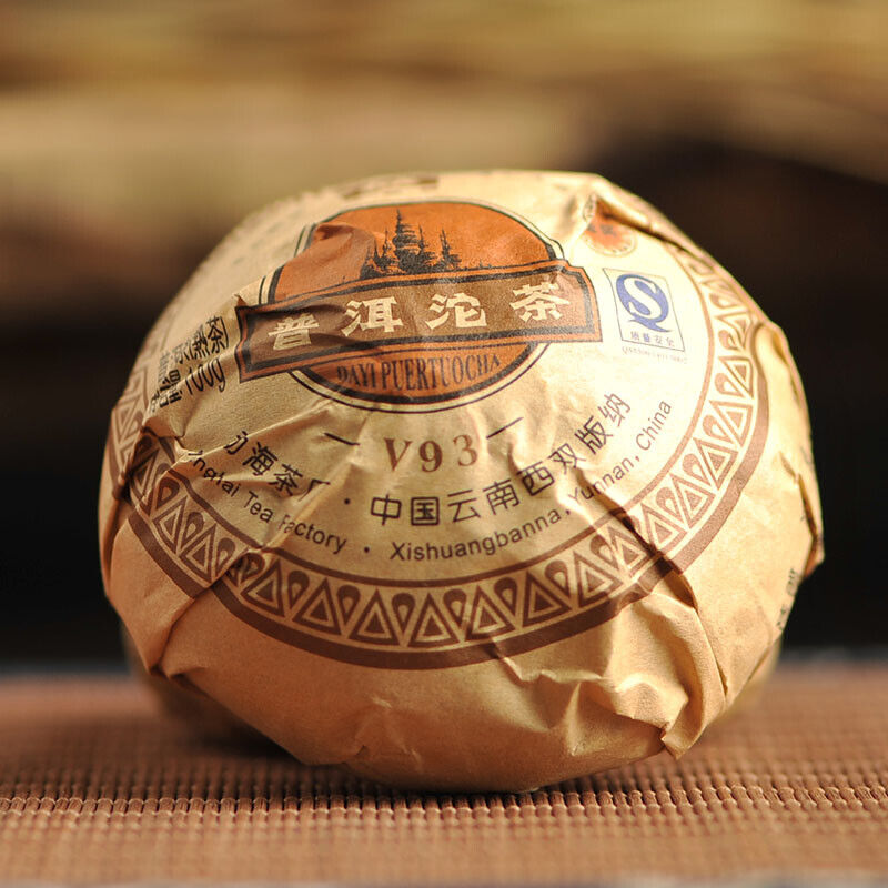 V93 Tuocha Ripe Puer Pu-erh Tuo Cha V93 * 2009 Yunnan Menghai Dayi Ripe Tea Chinese tea leaves products Loose leaf original Green Food organic ราคา 2,378 บาท*ส่งฟรี