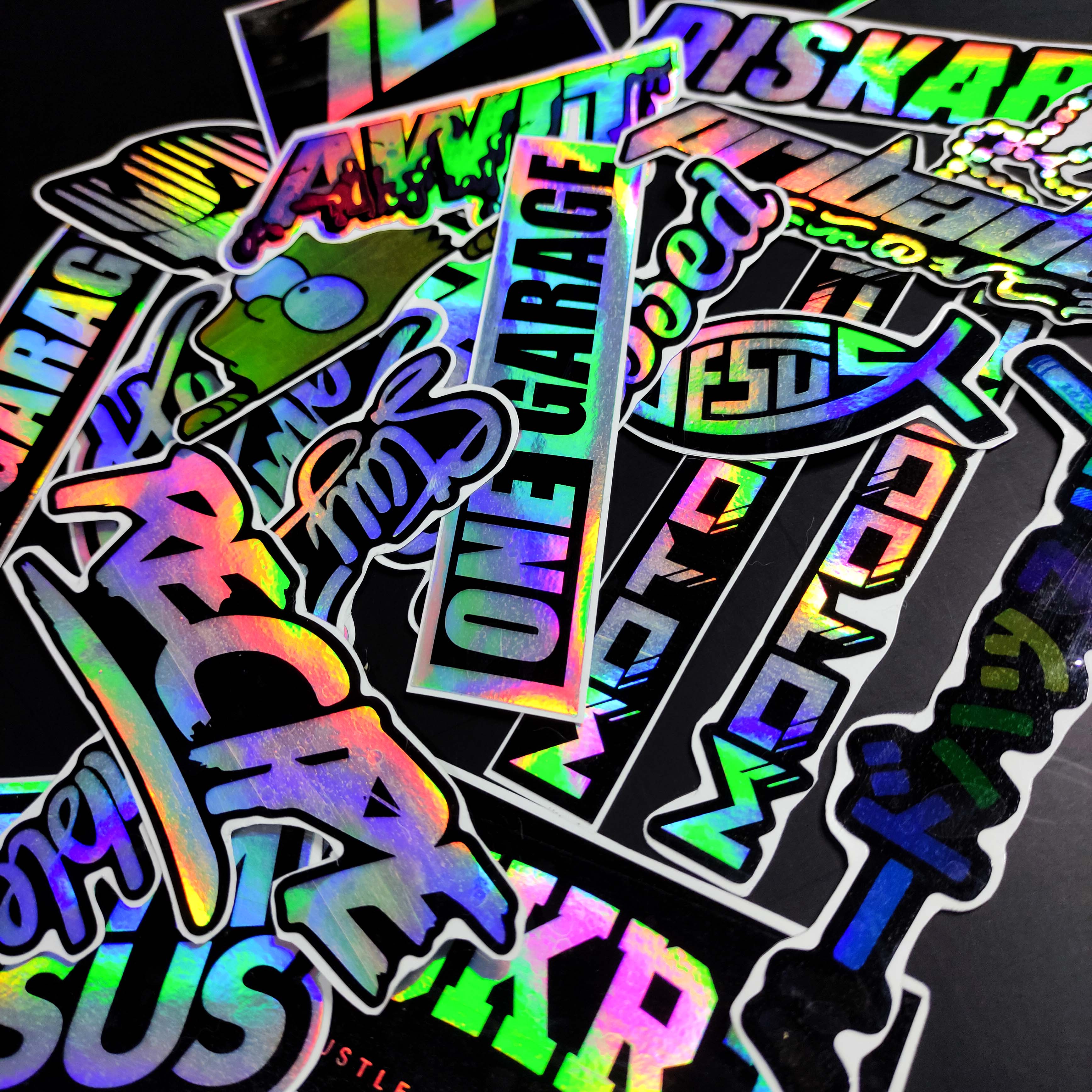 Hologram Motorcycle Car Sticker Helmet Visor Decals SAFE RECIPE ONE