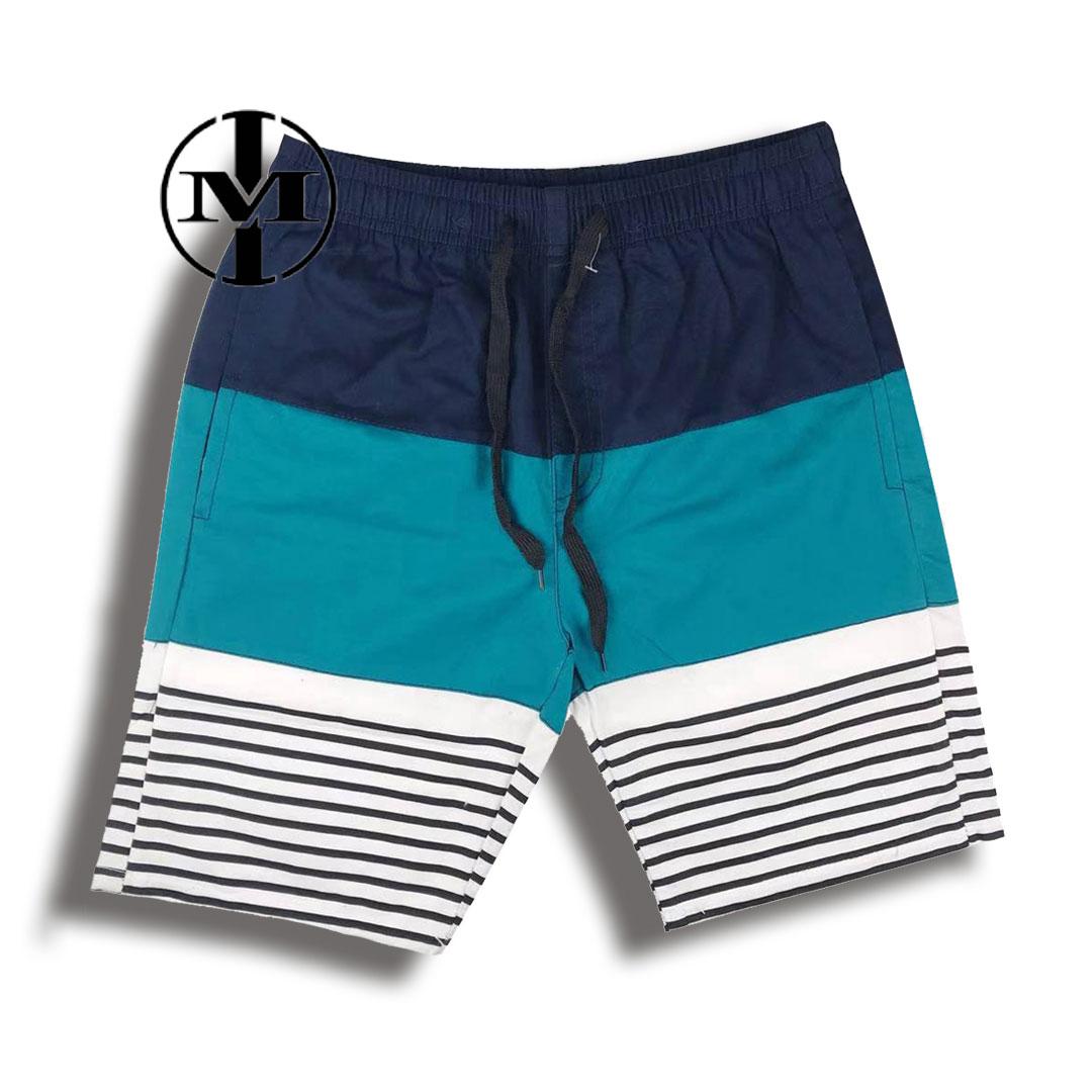 LUCKY #1518 URBAN PIPE STRIPE SUMMER SHORTS FOR MEN