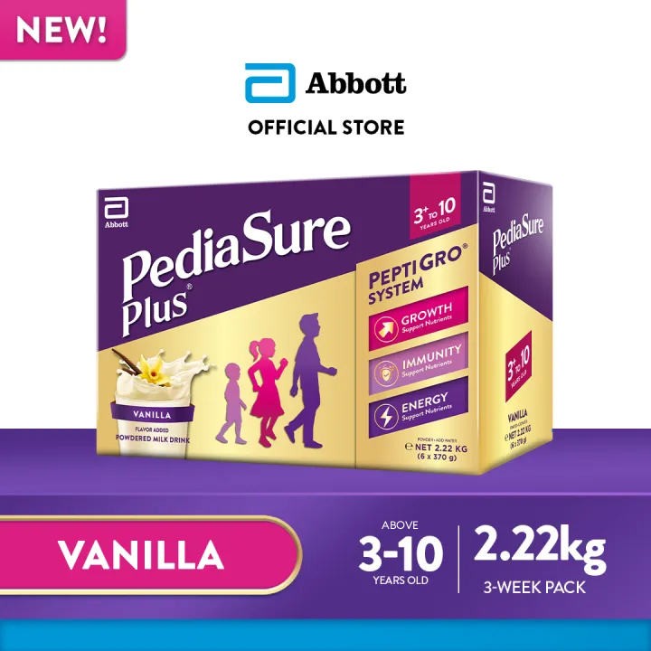 Pediasure Plus 3+ Vanilla 2.22kg for Kids Above 3 Years Old Powdered Milk Drink