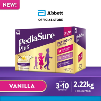 Pediasure Plus 3+ Vanilla 2.22kg for Kids Above 3 Years Old Powdered Milk Drink
