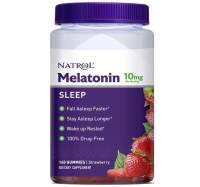 Natrol Melatonin Strawberry 10mg 60/90/140 Gummies