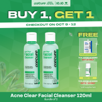 [BUY 1 GET 1] OXECURE 1.5% Salicylic Acid Acne Clear Facial Cleanser 120ml Bundle of 2