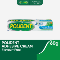 Polident Flavour Free Denture Adhesive Cream 60g