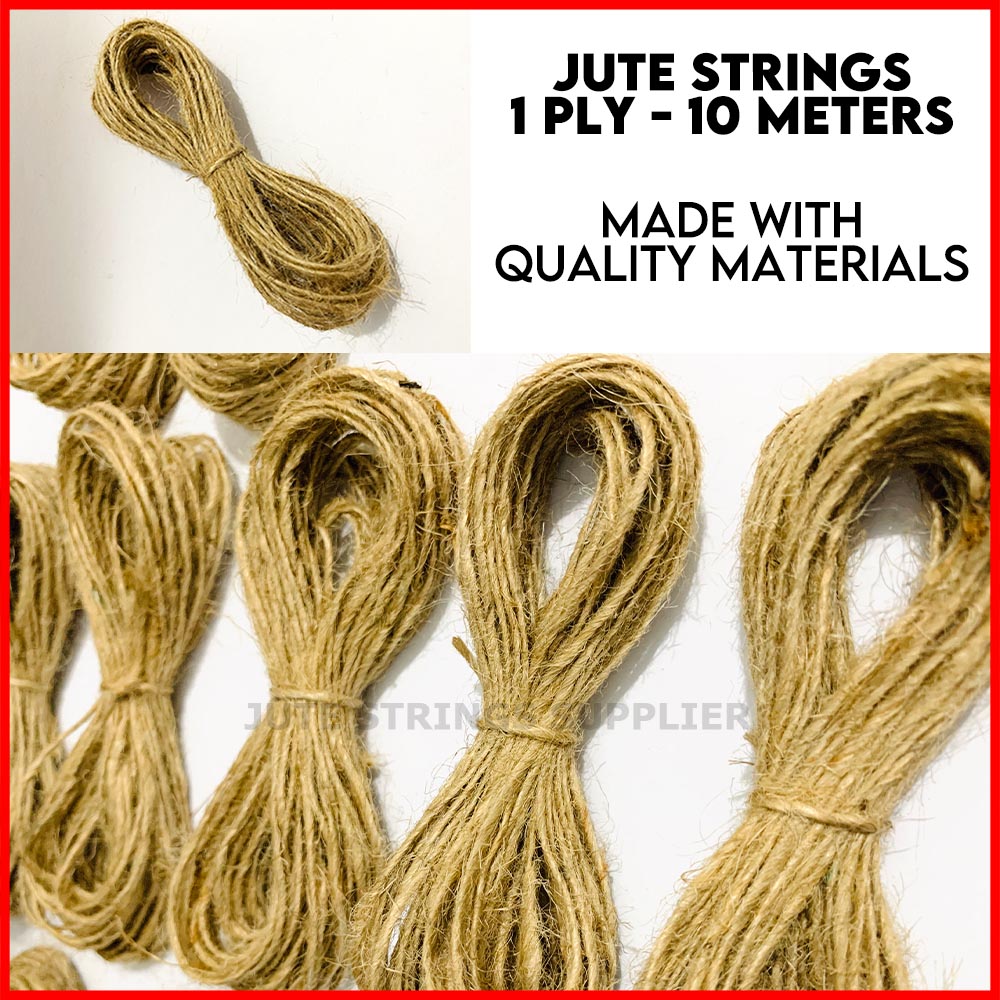 Jute Strings 1ply 10 meters Jute Twine Abaca String Jute