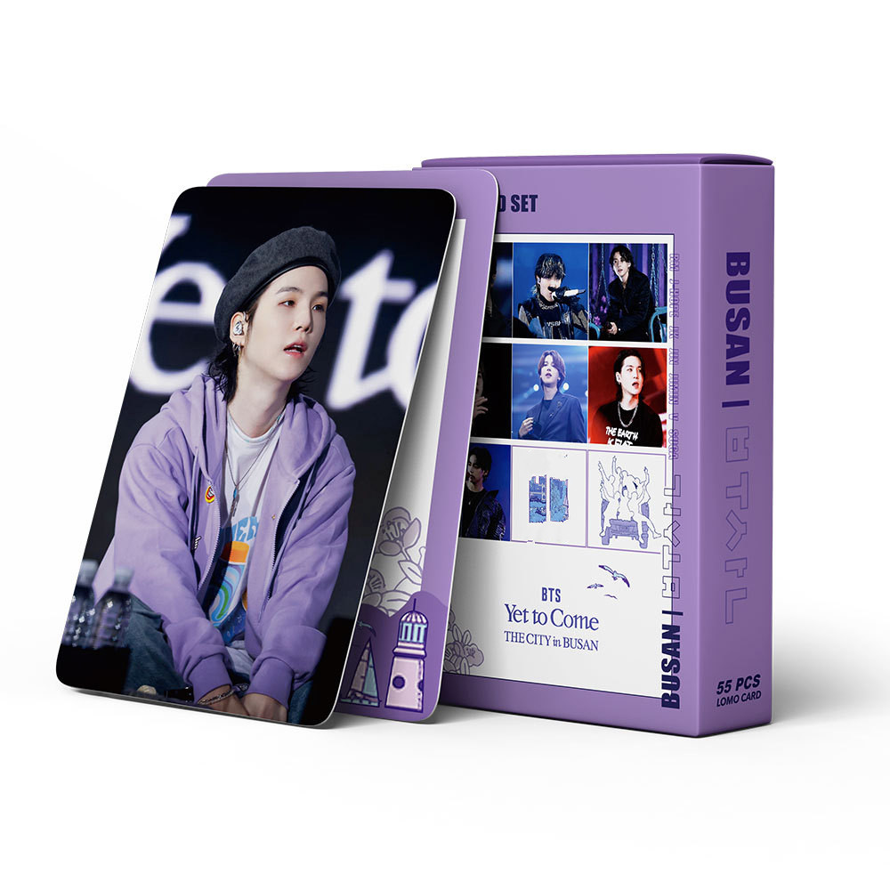 55pcs/box BTS Photocards Yet to come LOMO Card Postcard Collection Card