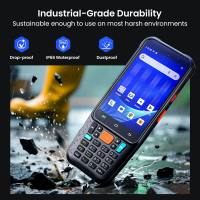 Eyoyo Wireless Android Barcode Scanner: Upgraded Android 15 Handheld Mobile Computer PDA with WiFi Bluetooth Cellular Connection 4″ Touch Screen & Keypad GPS 1D/2D/QR Warehouse Inventory Scanner