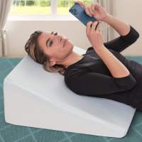 Big Wedge Bed Pillow Memory Foam Triangle Pillow for Back and Legs Support Back Pain Leg Pain Pregnancy Neck and Shoulder Joint Pain