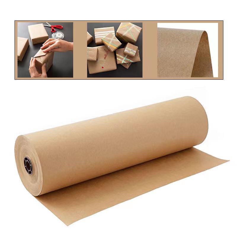 30cmx30m/roll Brown Kraft Paper handicraft art gift packaging parcel decorative paper