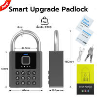 eLinkSmart Fingerprint Door Lock App Connection Smart Padlock Waterproof And Rustproof Padlock Heavy Duty Door Lock Suitable For Gate Locker Lock Drawer