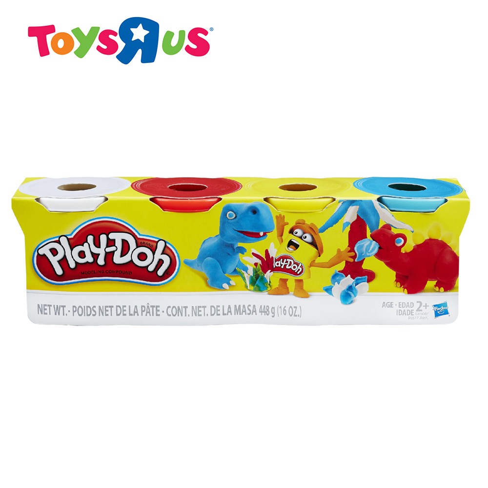 Play-Doh Classic Color (White Red Yellow Sky Blue)