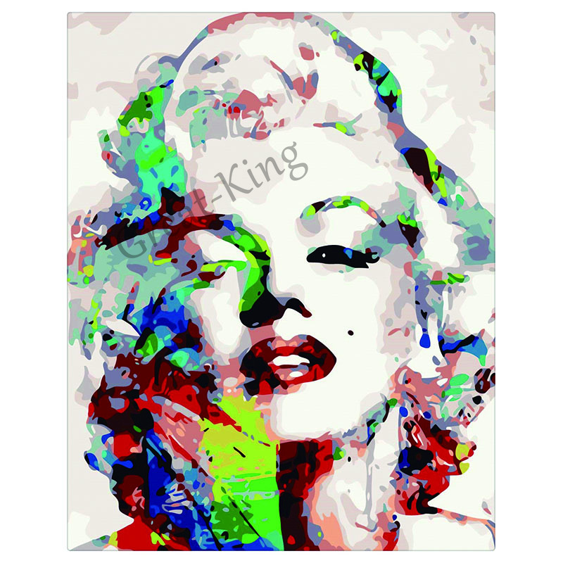 Great-King DIY Painting by Number kid for adult Flower feast girls collection paint by number on canvas home Living decoration Unique Gift 【40x50cm】