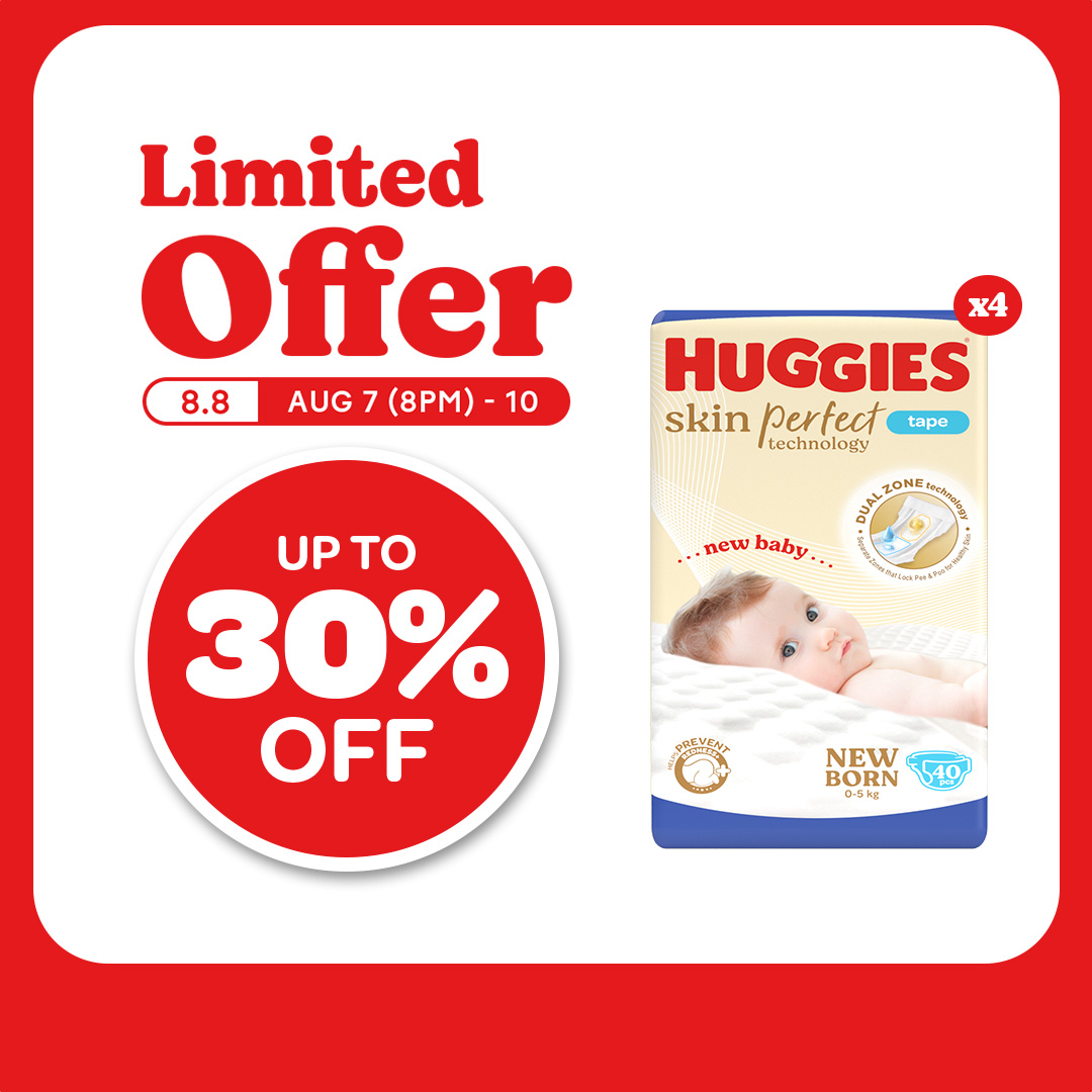 Huggies Skin Perfect Diaper - Newborn 160 pcs