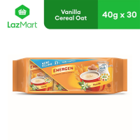 Energen Cereal Oat Mix with Milk - Vanilla Flavor Bag 40g x 30 sachet