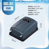 【DDC AQUA】60HZ Aquarium Single Double Air Pump Oxygen 2.5 Watts 5 Watts