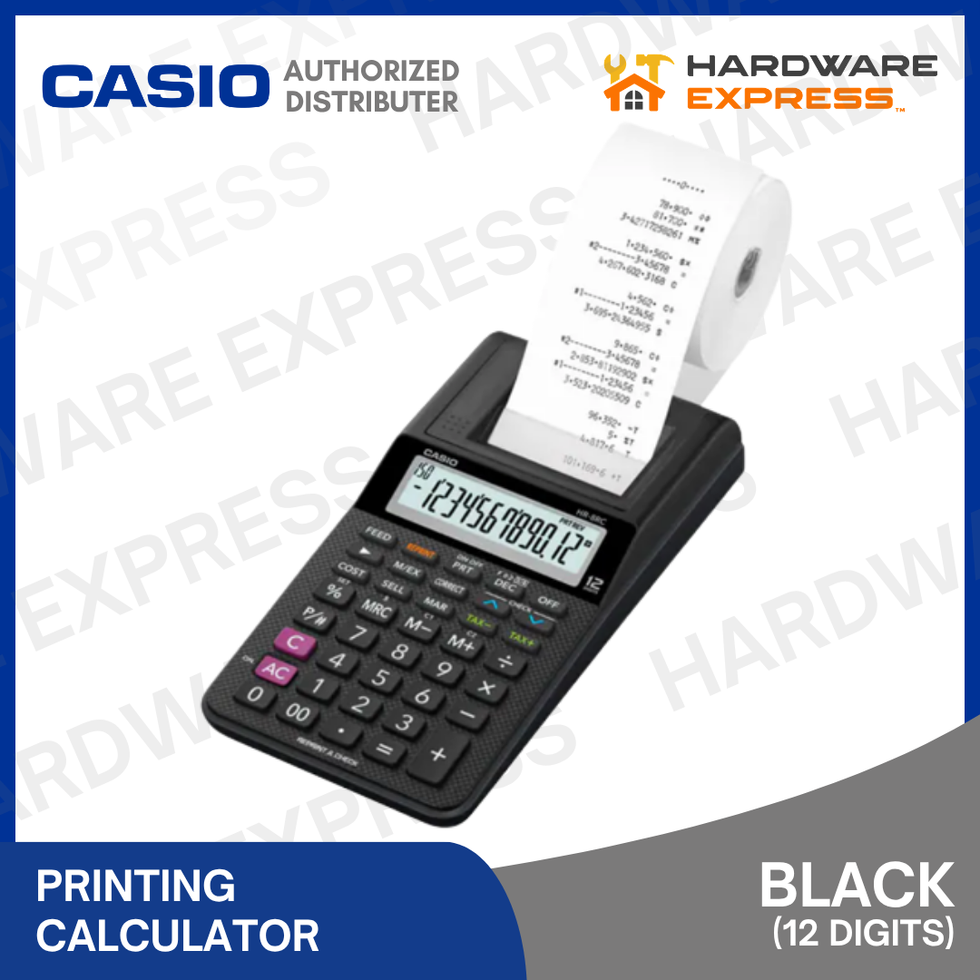 Casio HR-8RC Reprint & Check Printing Calculator (12 Digits)