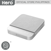 Hero Coach Smart Coffee Scale | LED Display | Electronic Cofee Digital Scale w/ Timer | USB-C Charging Port | 2kg Capacity High Precision Accuracy | 5 Main Functions | 3-Pour Over | Flow Rate Curve | Special Tamper Function