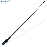 ABBREE AR-771 SMA-Female Dual Band VHF/UHF High Gain Flexible NA-771 Antenna for Baofeng UV-5R UV-82 BF-F8HP BF-888S TYT Walkie Talkie