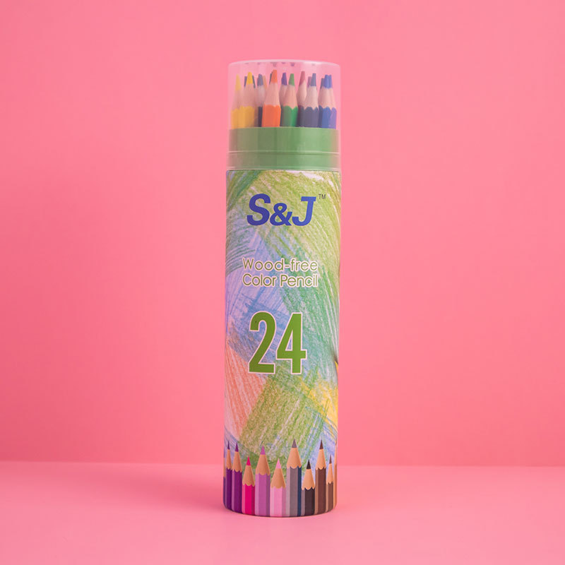Color Pencil in Tube 12/18/24/36/48 Colors