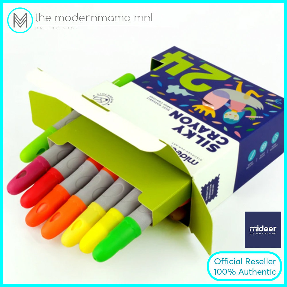 Mideer Silky Crayons 24 Color review and price