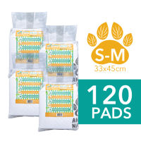 Animal Nature Training Pads Dog Pee Pads and Underpads with Tape and Bamboo Charcoal Layer Small-Medium Large-XLarge Sizes