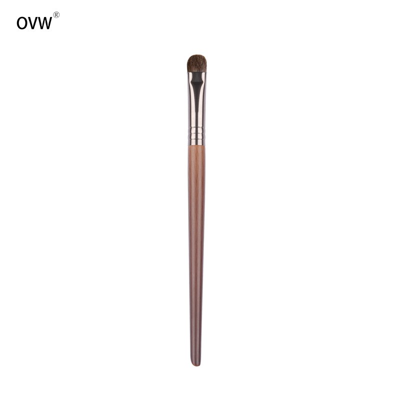 OVW Horse Hair Shadow Brush Short Head Bristles Flat Beauty Pencil XQ15