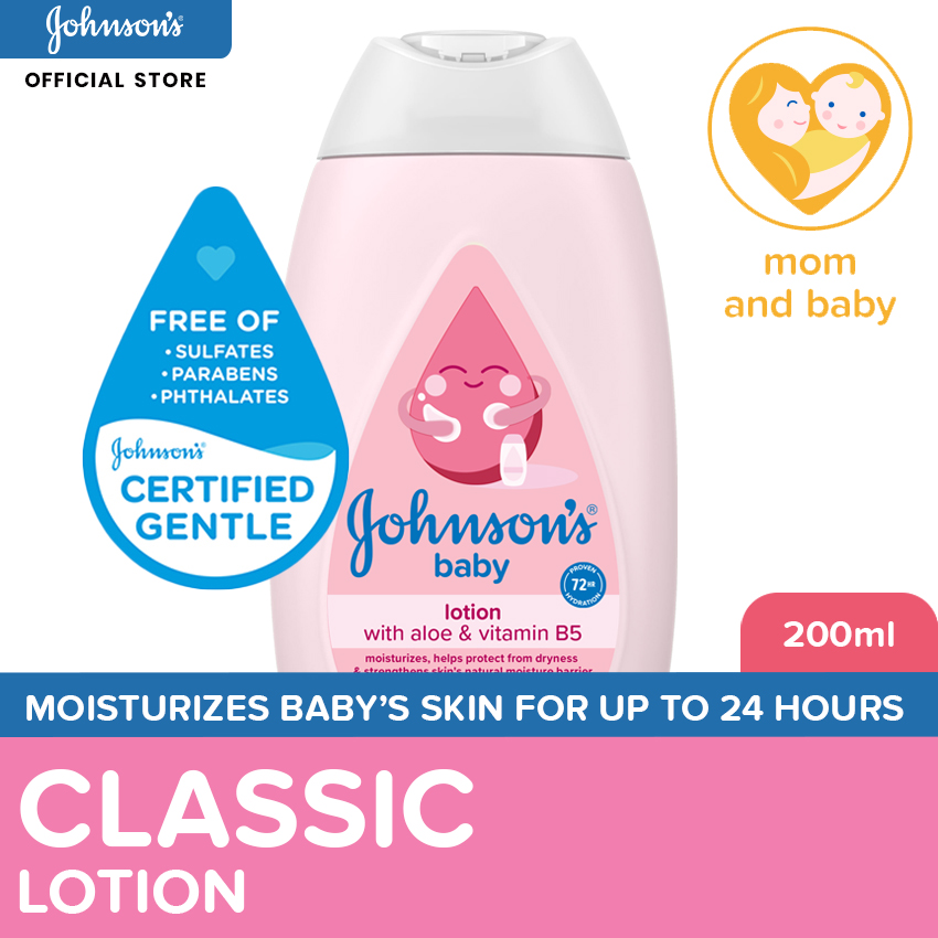 Johnsons Baby Lotion 200ml - Lotion for Baby Kids Baby Essentials Baby Care Baby Body Lotion