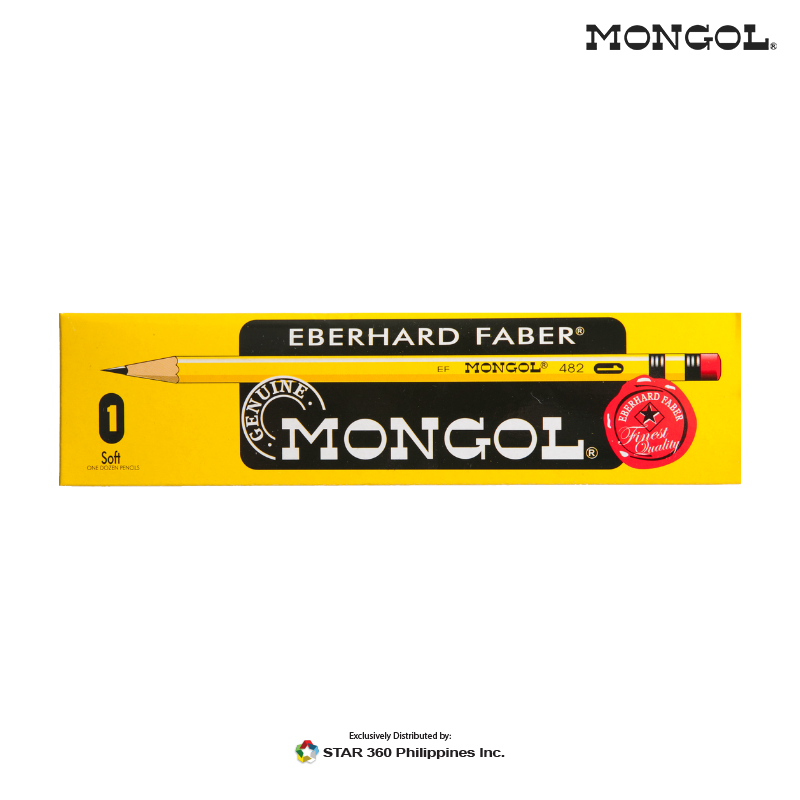 Mongol Pencil (Regular Trio XL 2B Wraps) (1 Box of 12s)