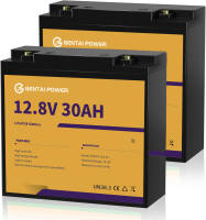 GENTAI POWER LiFePO4 Battery 12V 30AH Lithium Battery for Mobility Scooter  Power Wheels Wheel Chair  6000+ Deep Cycle