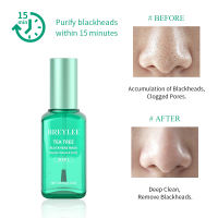 Breylee Blackhead Remover Acne Treatments Deep Cleansing Nose Strip Blackhead Whiteheads Removal Mask Black Heads Facial Exfoliating Peeling Mask Shrinks Pore Skin Care