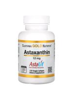 California Gold Nutrition Astaxanthin Astalif Pure Icelandic 12 mg 30 Veggie Softgels