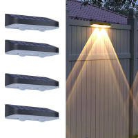 Vimite High Quality Outdoor IP65 Waterproof LED Three Color Light Solar 2000mAh Battery Outdoor Garden Light Garden Waterproof Wall Light Hometown Villa Fence Light
